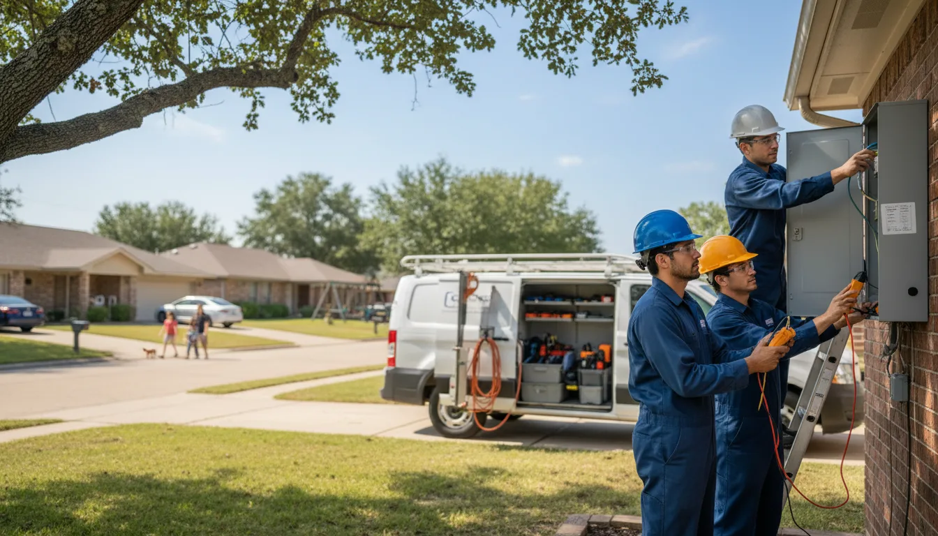 Certified electrician providing emergency electrical services in Omaha, NE